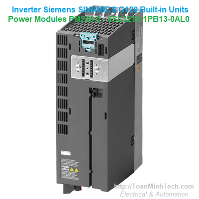 Biến tần Inverter Siemens: SINAMICS G120 Built-in Units - Power Modules PM240-2 - 6SL3210-1PB13-0AL0